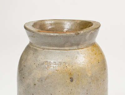 Two Pieces of Bell Family Pottery, PA and VA origin, second half 19th century