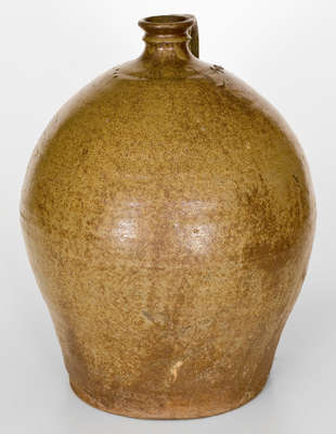 Three-Gallon Stoneware Jug Incised 