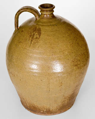 Three-Gallon Stoneware Jug Incised "Lm," David Drake at Lewis Miles's Stony Bluff Manufactory