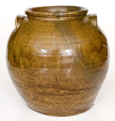 Stoneware Jar, "Feb 3. 1857 / Lm," David Drake at Lewis Miles's Stony Bluff Manufactory, Edgefield, SC