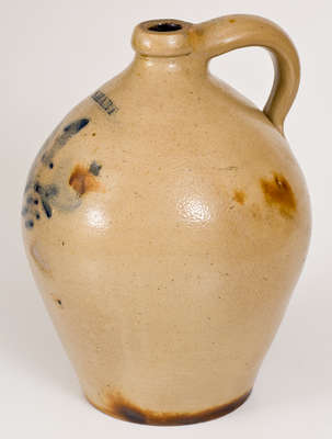 1 Gal. S. HART (Fulton, NY) Ovoid Stoneware Jug