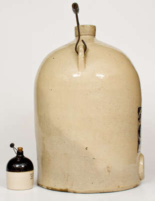 Lot of Two: Pieces of Maryland Advertising Stoneware