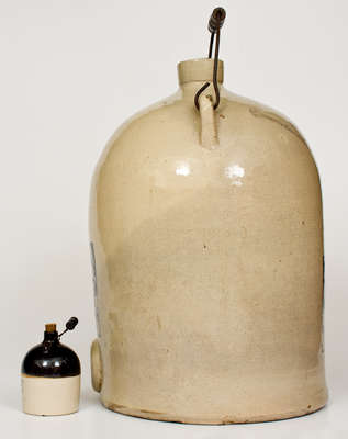 Lot of Two: Pieces of Maryland Advertising Stoneware