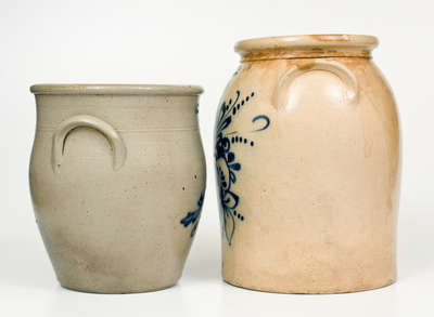 Lot of Two: Norton, Bennington, Vermont Stoneware Jars