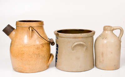 Lot of Three: Bennington, Vermont Stoneware