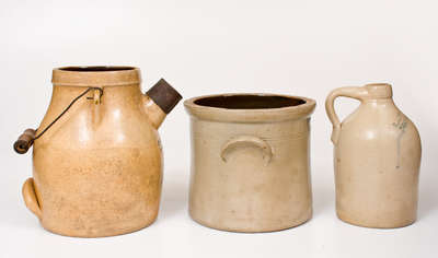 Lot of Three: Bennington, Vermont Stoneware