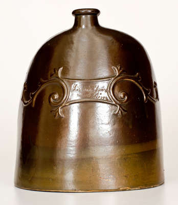 Very Rare J. T. WINSLOW / PORTLAND, Maine Footwarmer Inscribed "Lavinia Jones China"