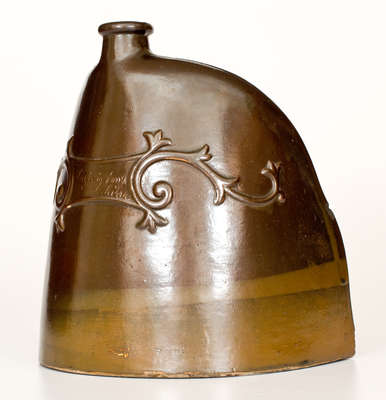 Very Rare J. T. WINSLOW / PORTLAND, Maine Footwarmer Inscribed "Lavinia Jones China"