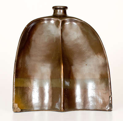 Very Rare J. T. WINSLOW / PORTLAND, Maine Footwarmer Inscribed "Lavinia Jones China"