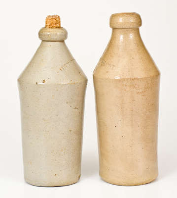 Lot of Two: COWDEN & WILCOX Stoneware Bottles