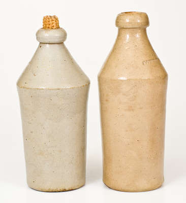 Lot of Two: COWDEN & WILCOX Stoneware Bottles