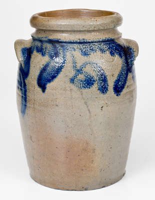 1 Gal. Baltimore, MD Stoneware Jar w/ Floral Decoration