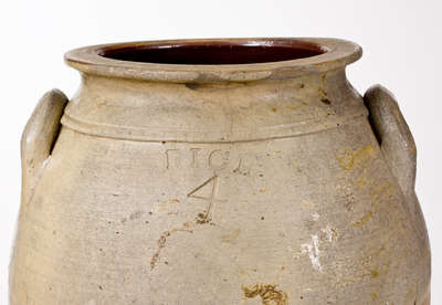 Stoneware Jar Marked RICH (Prosper Rich, Ohio)