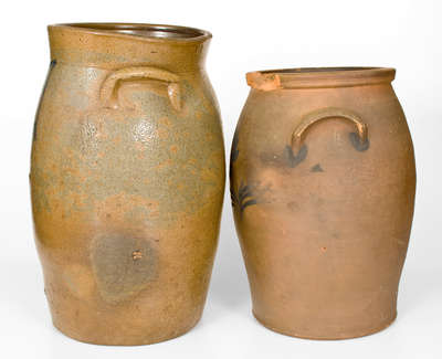 Lot of Two: Huntingdon County, PA  Jar and Oil Creek, PA Churn