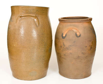 Lot of Two: Huntingdon County, PA  Jar and Oil Creek, PA Churn