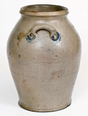 Extremely Rare and Important B. Duval & Co. / Richmond, VA Stoneware Jar