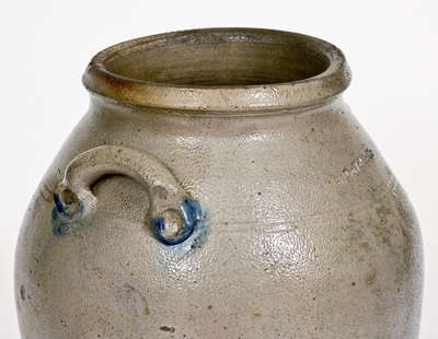Extremely Rare and Important B. Duval & Co. / Richmond, VA Stoneware Jar