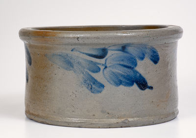 Attrib. Enoch Burnett, Washington, D.C. Stoneware Butter Crock