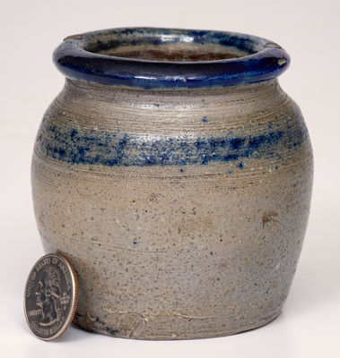 Small-Sized Stoneware Jar attrib. Jonah Owen, Moore County, NC, circa 1925