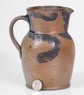 1/4 Gal. Baltimore Stoneware Pitcher with Swag Decoration