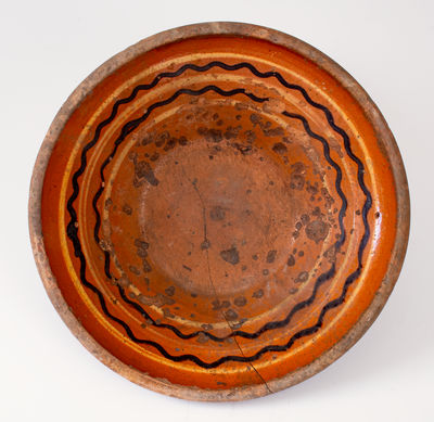 Shenandoah Valley Redware Bowl, probably Weis Pottery, Shepherdstown, WV, c1800