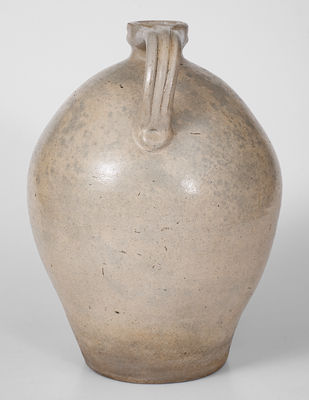 Exceedingly Rare and Important BAMA CITY Alabama Stoneware Jug, circa 1840