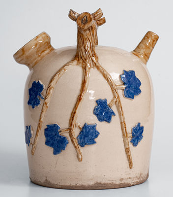 Extremely Rare Stoneware Harvest Jug: MANUFACTURED / BY / R.C. REMMEY & SON / PHILADA, / PA.