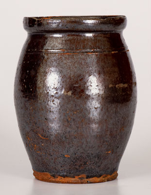 Rare J. M. Dosch (Kittaning, Armstrong County, PA) Redware Jar