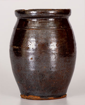 Rare J. M. Dosch (Kittaning, Armstrong County, PA) Redware Jar