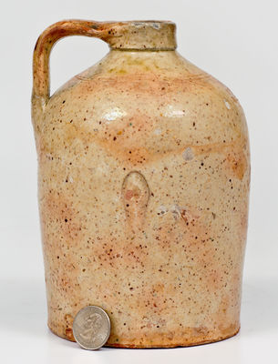 Rare Glazed BAECHER / WINCHESTER, VA Redware Jug