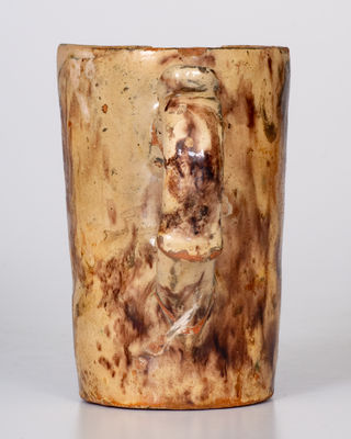 Very Rare BAECHER / WINCHESTER VA Redware Tankard Pitcher