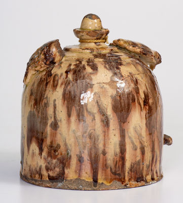 Exceedingly Rare and Important Anthony W. Bacher / 1881 Redware Birdhouse (Winchester, VA)