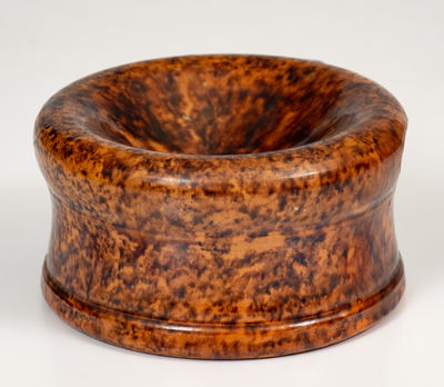 Rare JOHN BELL / WAYNESBORO, PA Redware Lady's Spittoon