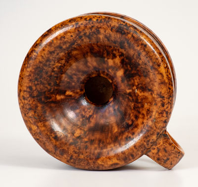 Rare JOHN BELL / WAYNESBORO, PA Redware Lady's Spittoon