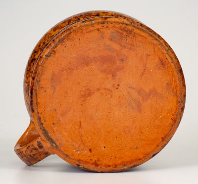 Rare JOHN BELL / WAYNESBORO, PA Redware Lady's Spittoon