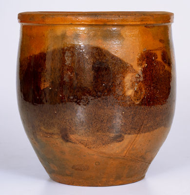 S. BELL & SON. / STRASBURG Shenandoah Valley Redware Jar
