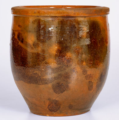 S. BELL & SON. / STRASBURG Shenandoah Valley Redware Jar