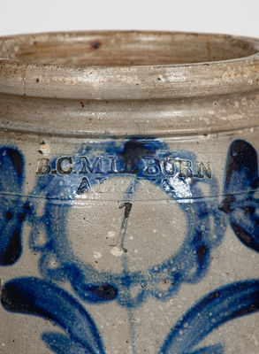 One-Gallon B.C. MILBURN / ALEXA (Alexandria, VA) Stoneware Jar