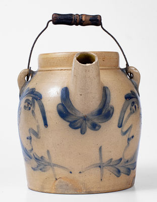 Exceedingly Rare and Important COWDEN & WILCOX / HARRISBURG, PA Triple Man-in-the-Moon Batter Pail