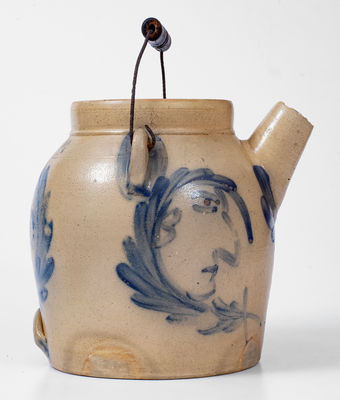 Exceedingly Rare and Important COWDEN & WILCOX / HARRISBURG, PA Triple Man-in-the-Moon Batter Pail