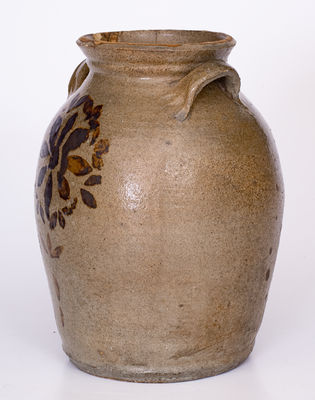 Exceptional Whelchel Family, Gaffney, SC Stoneware Jar w/ Floral Decoration