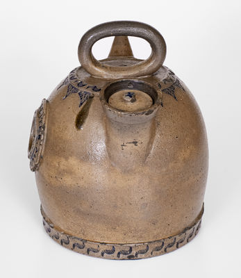 Outstanding ALLIANCE, OHIO Stoneware Harvest Jug made for a Local Jeweler