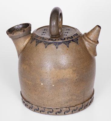 Outstanding ALLIANCE, OHIO Stoneware Harvest Jug made for a Local Jeweler