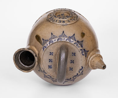 Outstanding ALLIANCE, OHIO Stoneware Harvest Jug made for a Local Jeweler