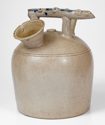 Extremely Rare "Pony Mott / Peninsula, Ohio" Stoneware Blacksmith's Harvest Jug