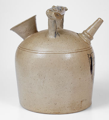 Extremely Rare "Pony Mott / Peninsula, Ohio" Stoneware Blacksmith's Harvest Jug