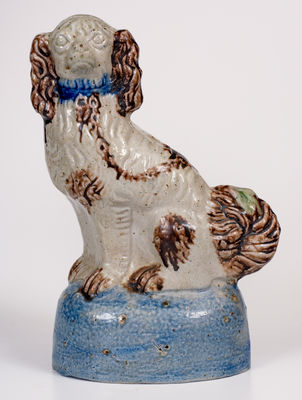 Anna Pottery Stoneware Figure of a Spaniel