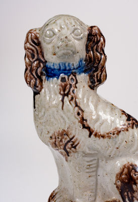 Fine Anna Pottery Stoneware Spaniel Figure