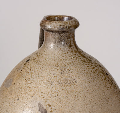 Scarce P. McCOY (Randolph County, NC) 2 Gal. Stoneware Jug