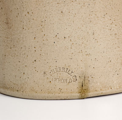 Outstanding Giant Stoneware CARTERS INKS Bottle, Store Display Marked E. H. MERRILL / AKRON, OH